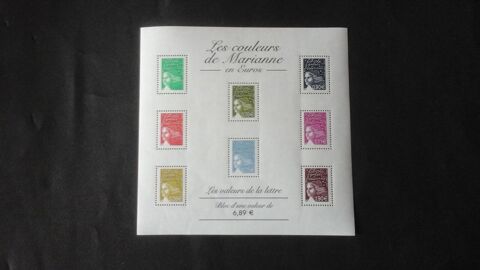 Timbres de France les couleurs de Marianne 11 Angers (49)