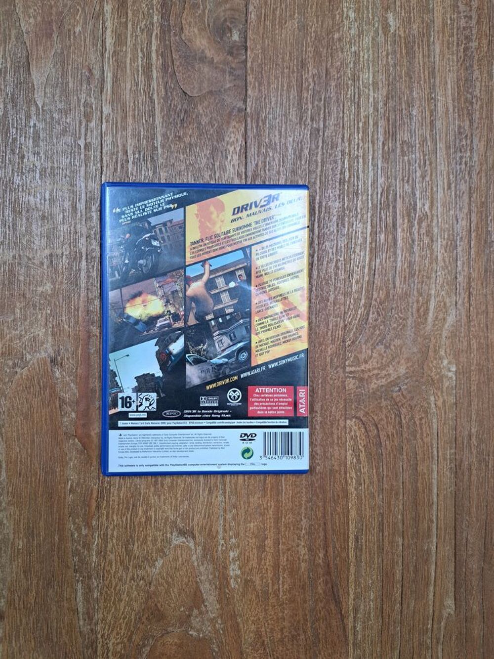 Jeu vid&eacute;o PS2 Driver 3 complet Consoles et jeux vidéos