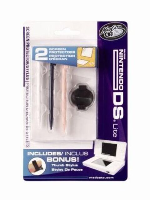 Pack Stylus Ds Lite Madcatz : stylet / protection écran 5 Beauchamp (95)