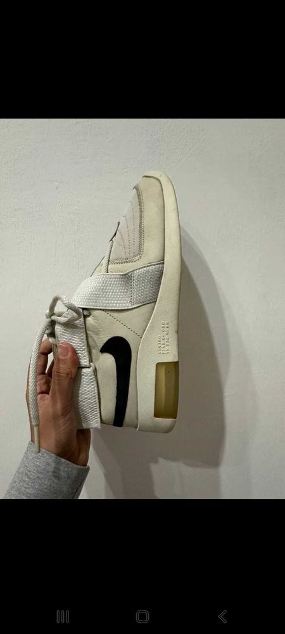 baskets Fear of god X Nike Air force de taille 41 en tr&egrave;s bon etat Chaussures