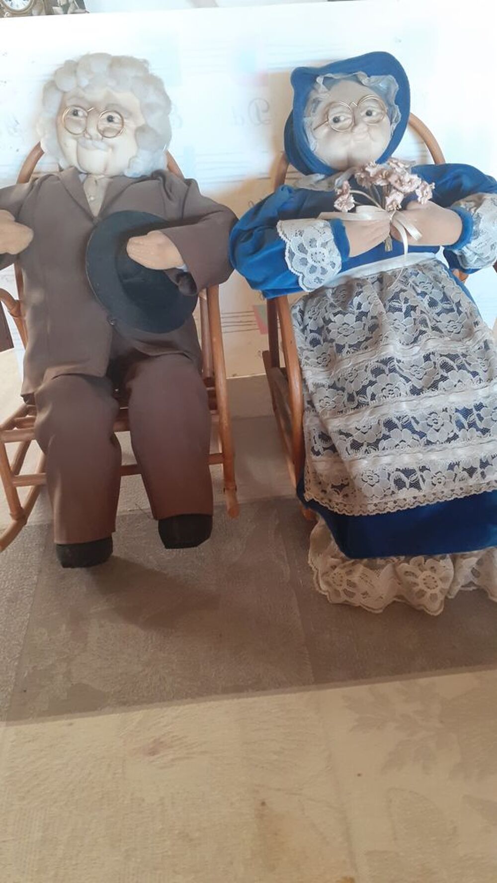 Couple de vieux. Décoration