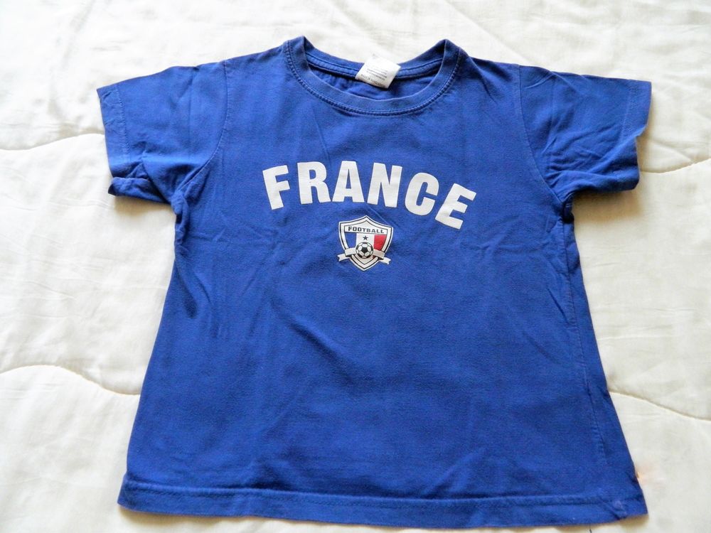Tee-shirt manches courtes bleu 5 ans Vêtements enfants