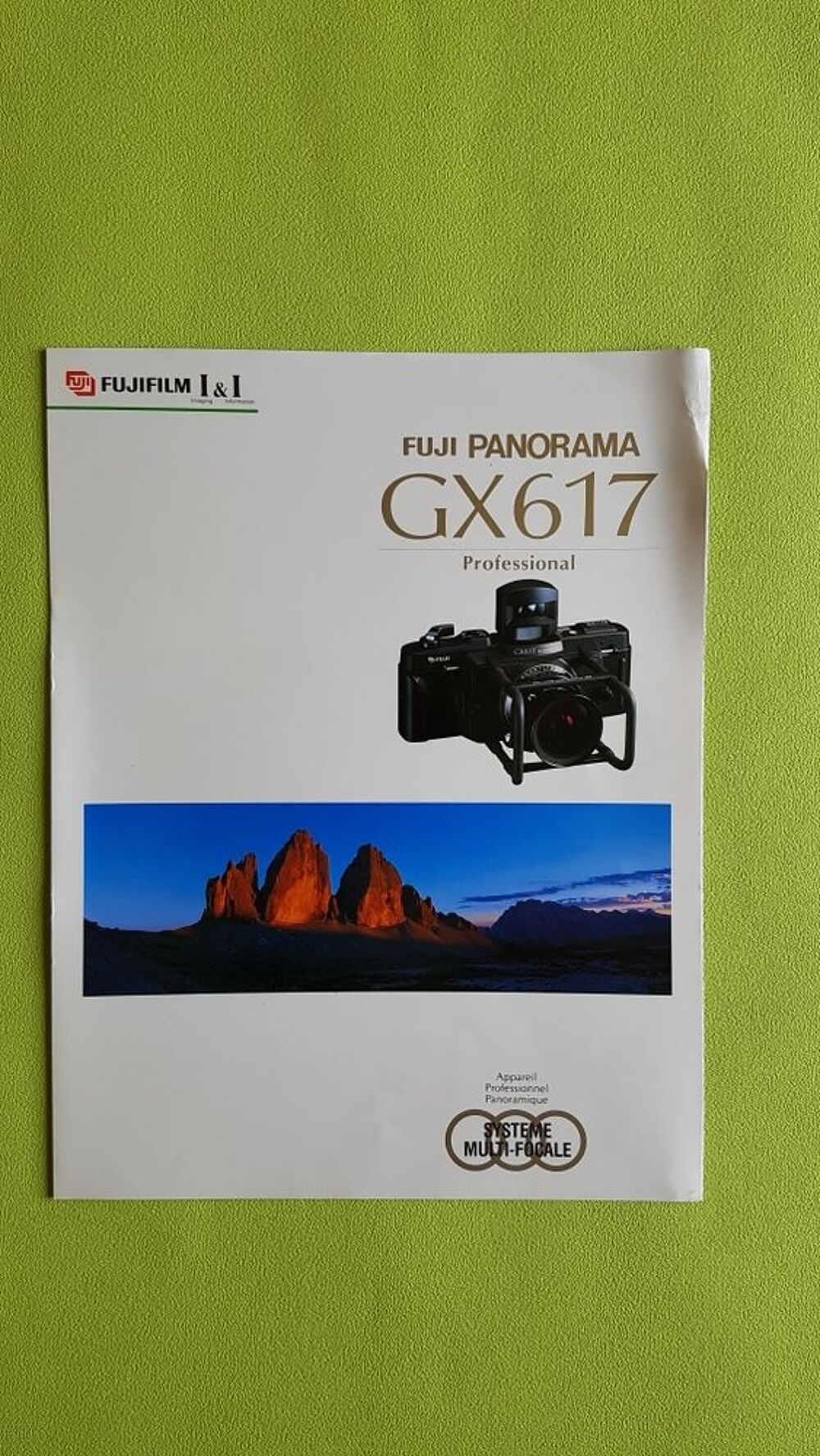 FUJI PANORAMIQUE GX 617 Photos/Video/TV