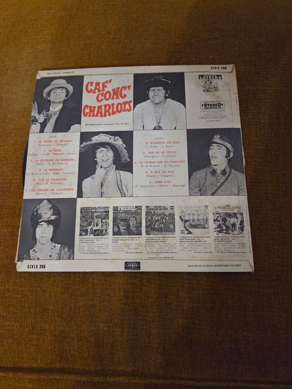 Vinyles 33 T BILITIS - Claude Fran&ccedil;ois - Les Charlots Audio et hifi
