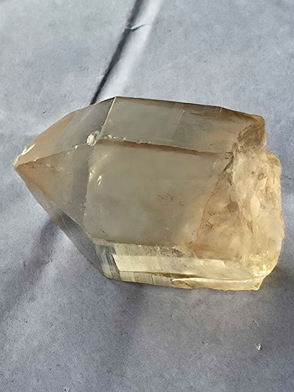 V&eacute;ritable Pierre Citrine Brute du Congo 20g-Cristal de Collection 