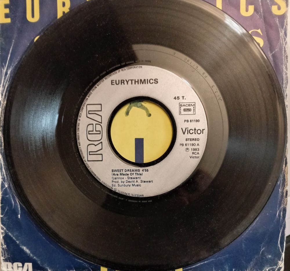 eurythmics ./: disque vynil 45 tours /: CD et vinyles