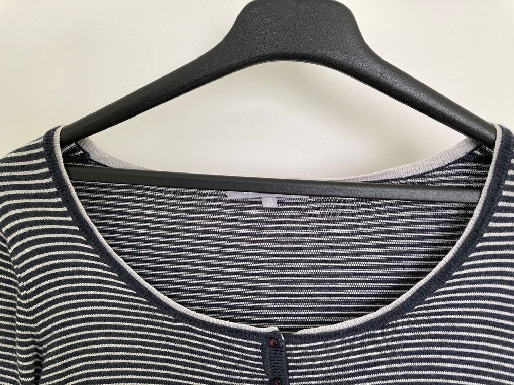 Pull rayures marine/blanc V�tements