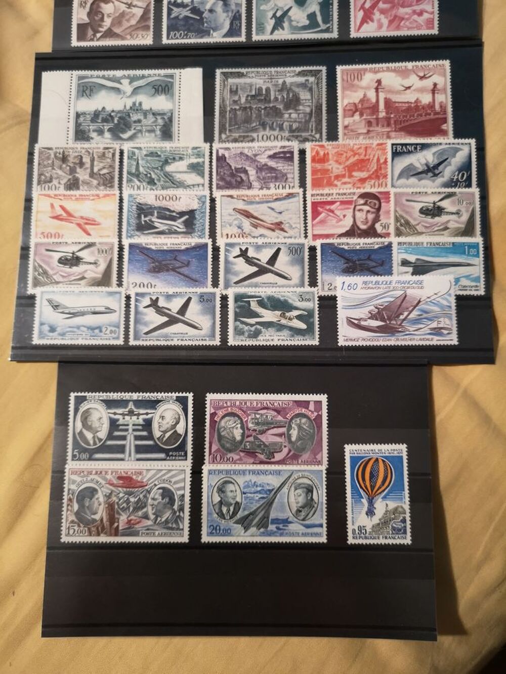 Timbres poste a&eacute;rienne du 5 au 48 neufs 