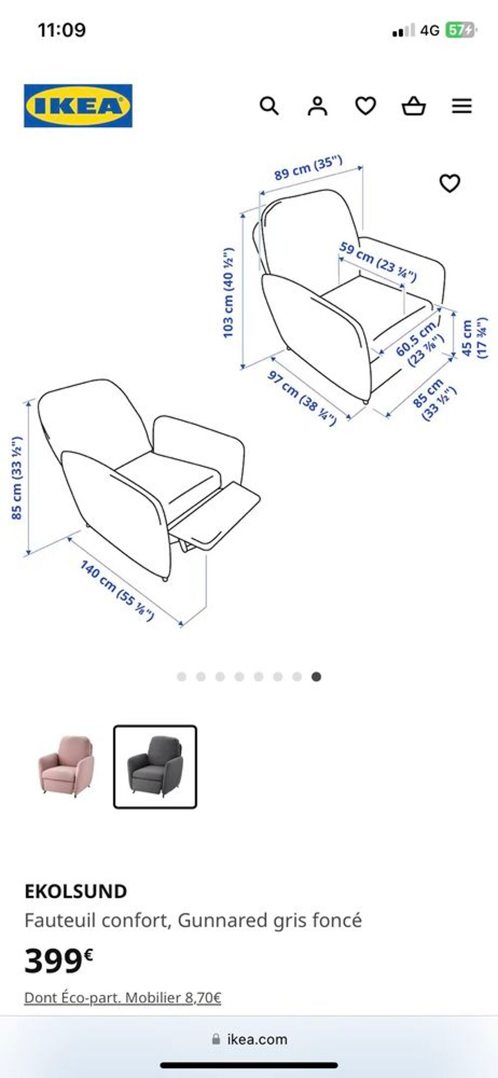 fauteuil de relaxation IKEA Meubles