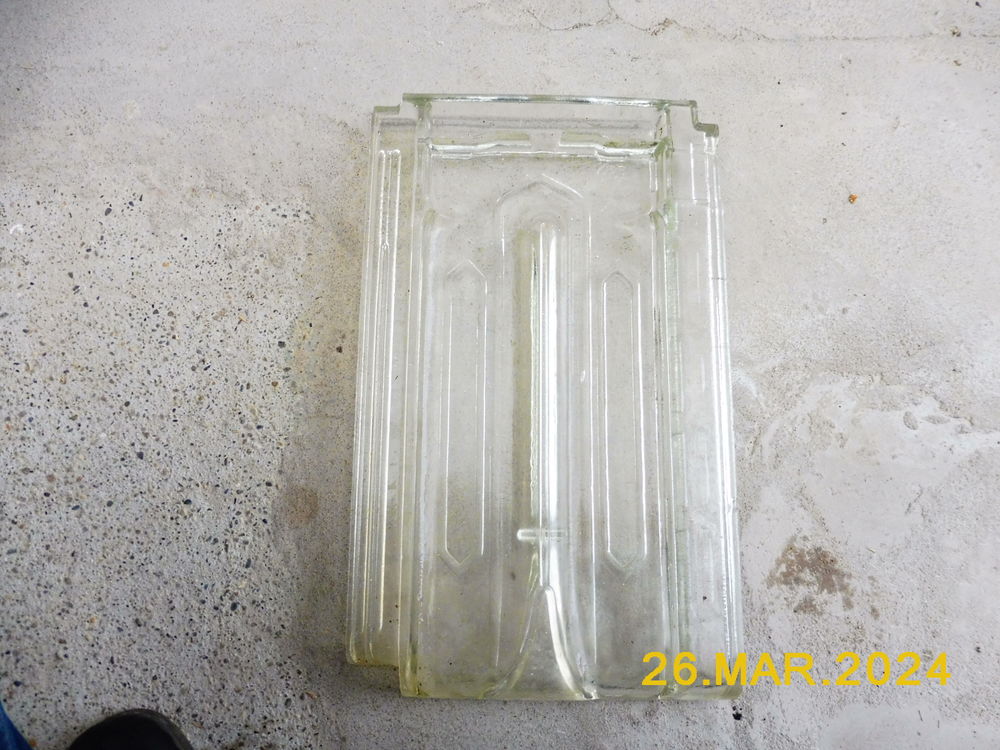 Tuiles plates transparentes en verre Bricolage