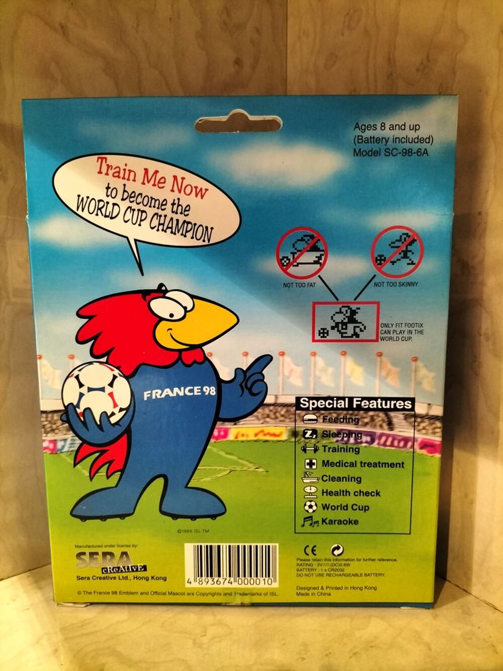 Tamagotchi vintage France 98 virtual footix coupe du monde 