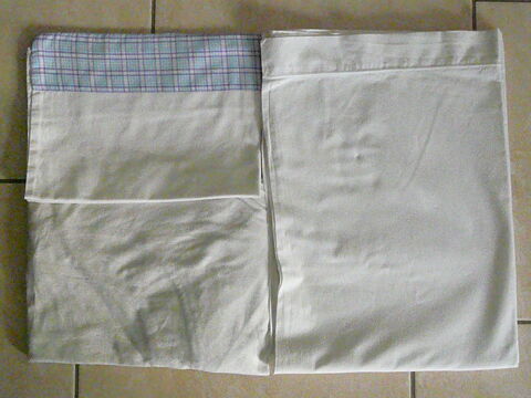 Parure drap blanc pour lit 60cm x 120cm 7 Franqueville-Saint-Pierre (76)