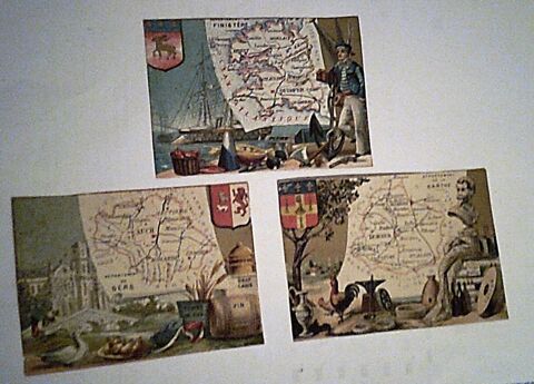 3.belles cartes de visites anciennes ( Ferdinand  Marmont ) 10 Nontron (24)