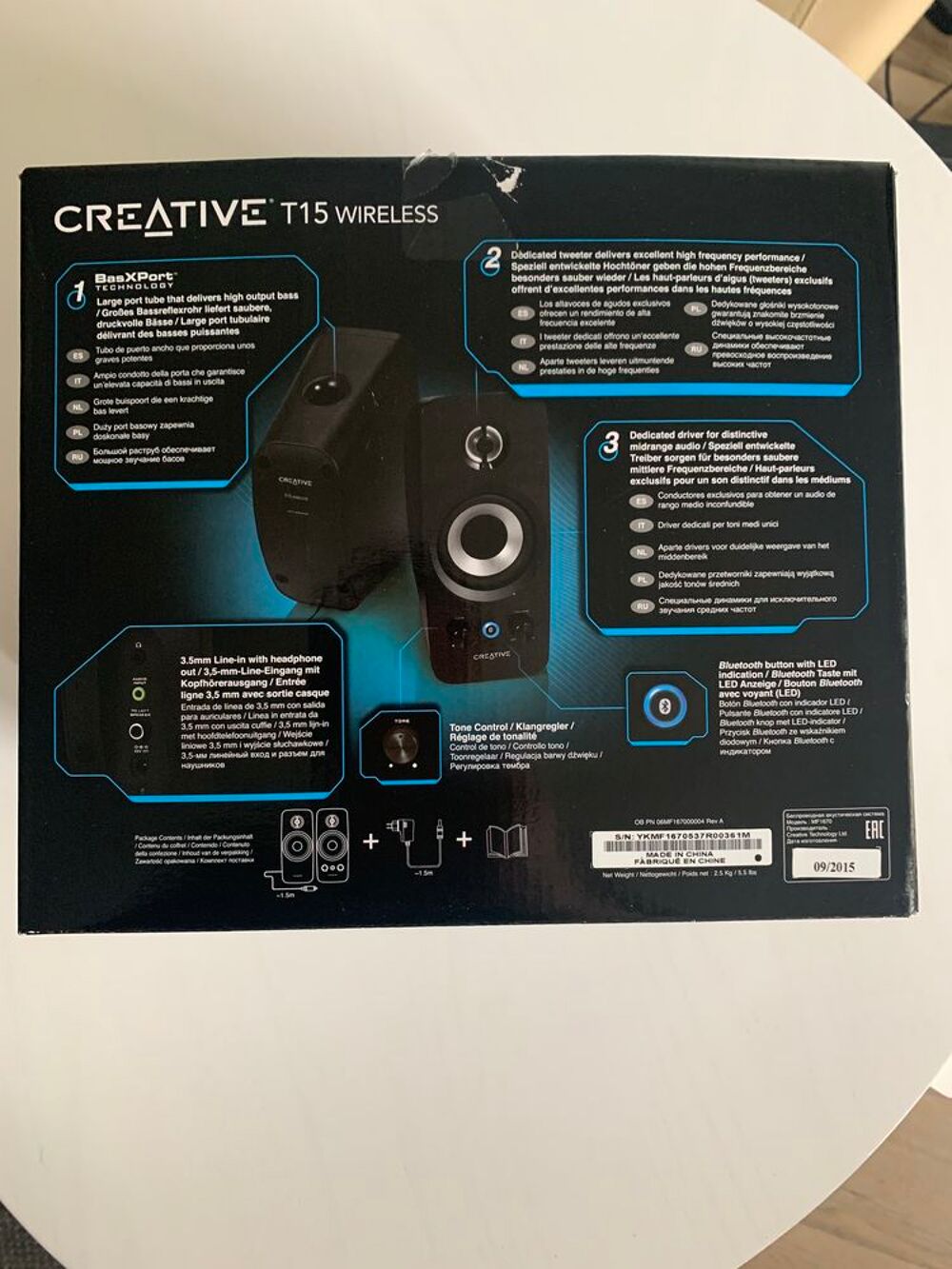 Haut-parleurs Creative T15 Wireless Audio et hifi