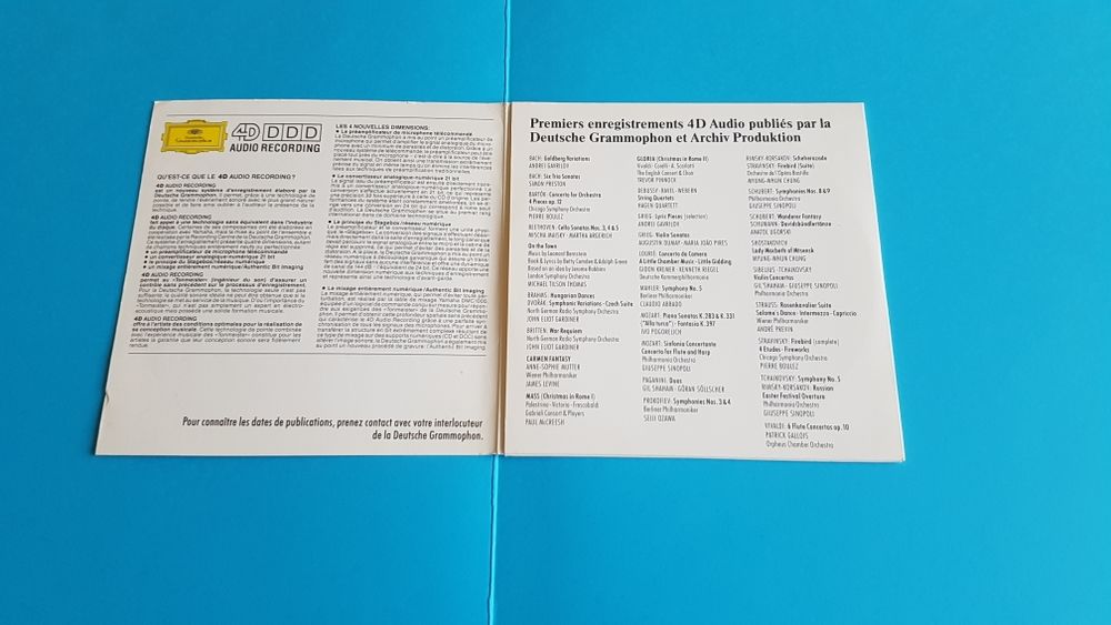 UNE NOUVELLE DIMENSION DANS LA PRISE DE SON CD et vinyles