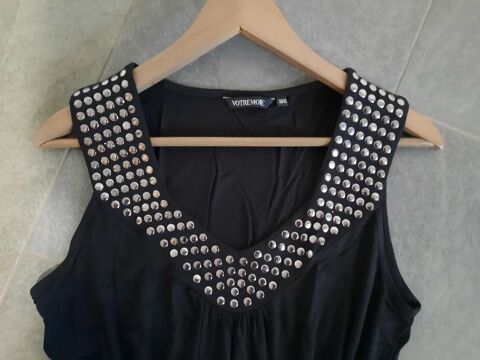 Tunique noire ample clous argent�   Votre Mode   T 38 - 40 3 Domart-en-Ponthieu (80)