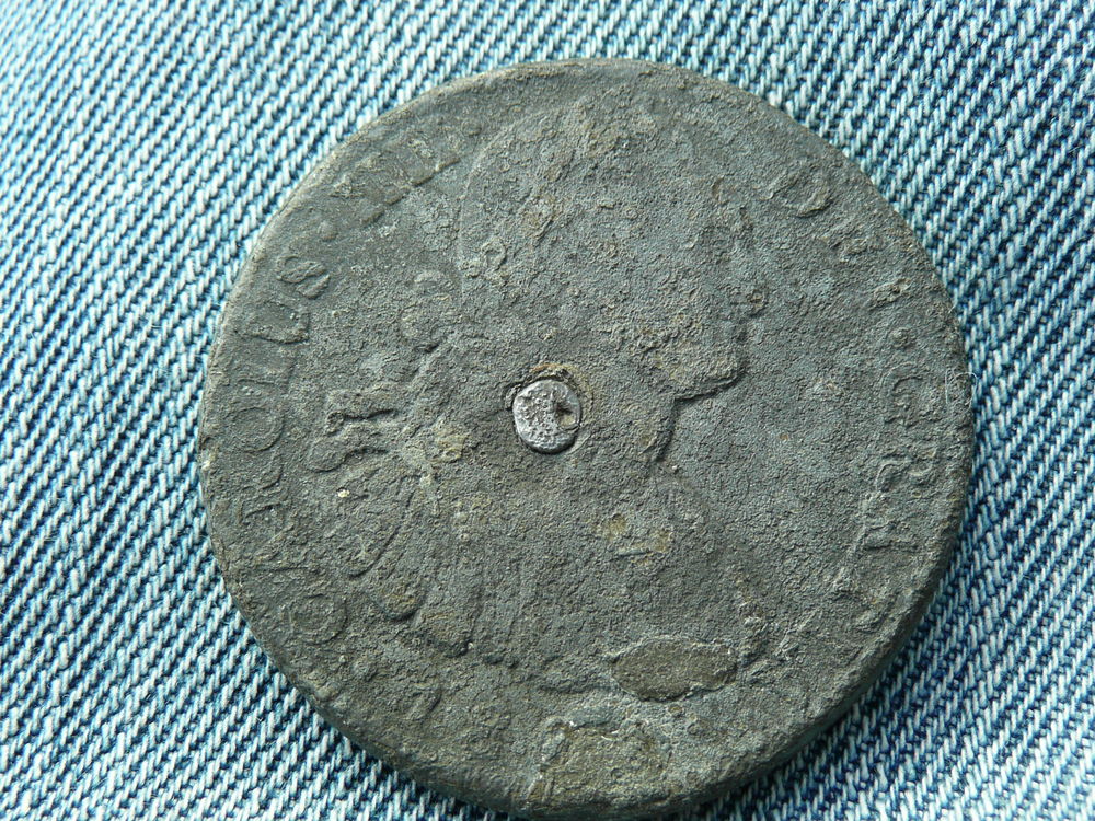 Monnaie Coloniale Carolus IIII DeI Gratia 180? Arg 