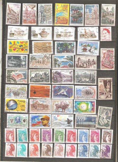 LOT DE 57 TIMBRES FRANCE 1 Neuilly-sur-Marne (93)