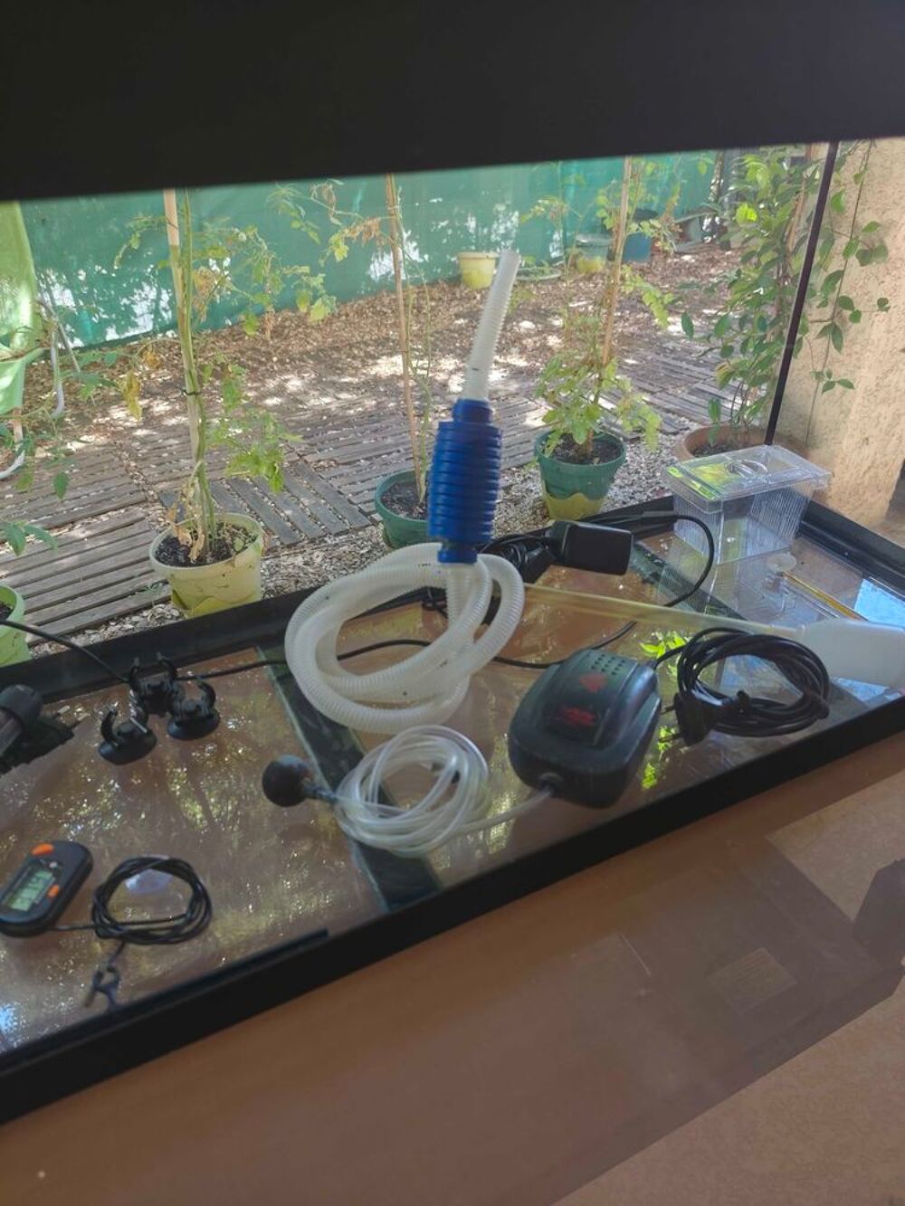 aquarium 120 litres Décoration