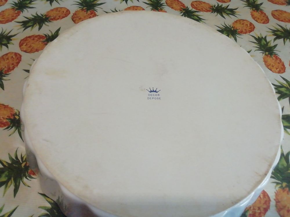 Magnifique plat d&eacute;cor d&eacute;pos&eacute; vintage ann&eacute;e 70 /80 Cuisine