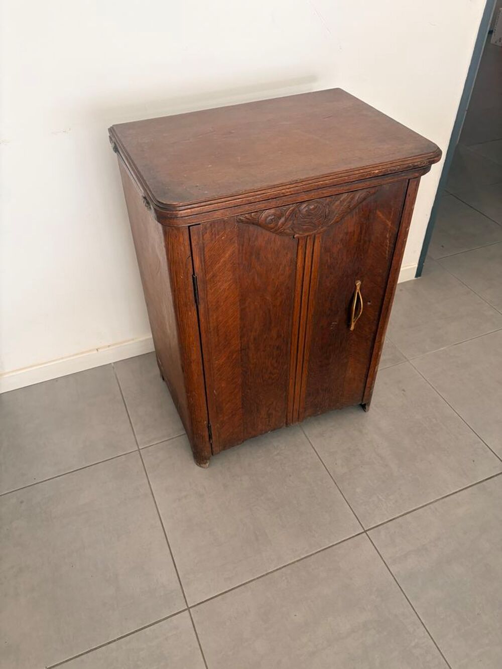 Machine &agrave; coudre Singer ancienne meuble en bois vintage Meubles