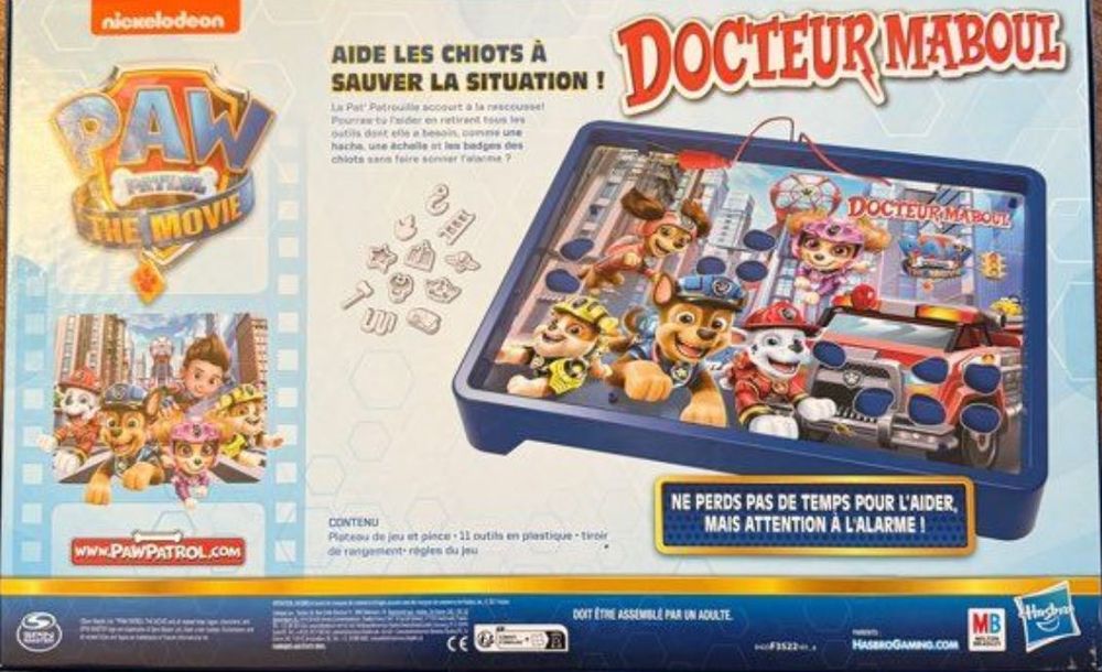 30€ Docteur Maboul Pat Patrouille (Hasbro gaming) Jeux / jouets