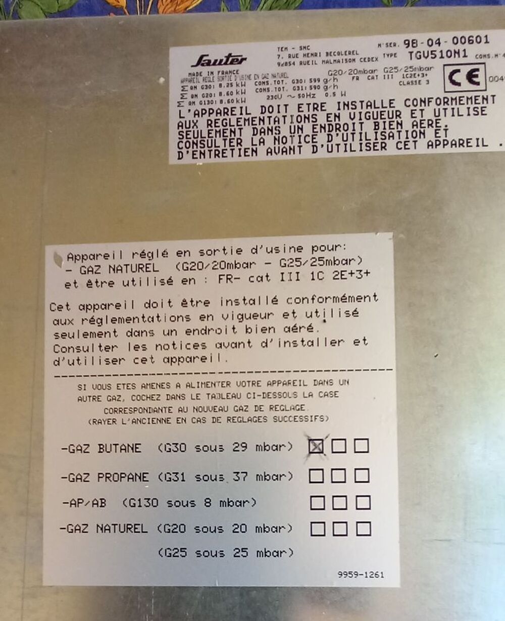 Plaque de cuisson GAZ Electroménager