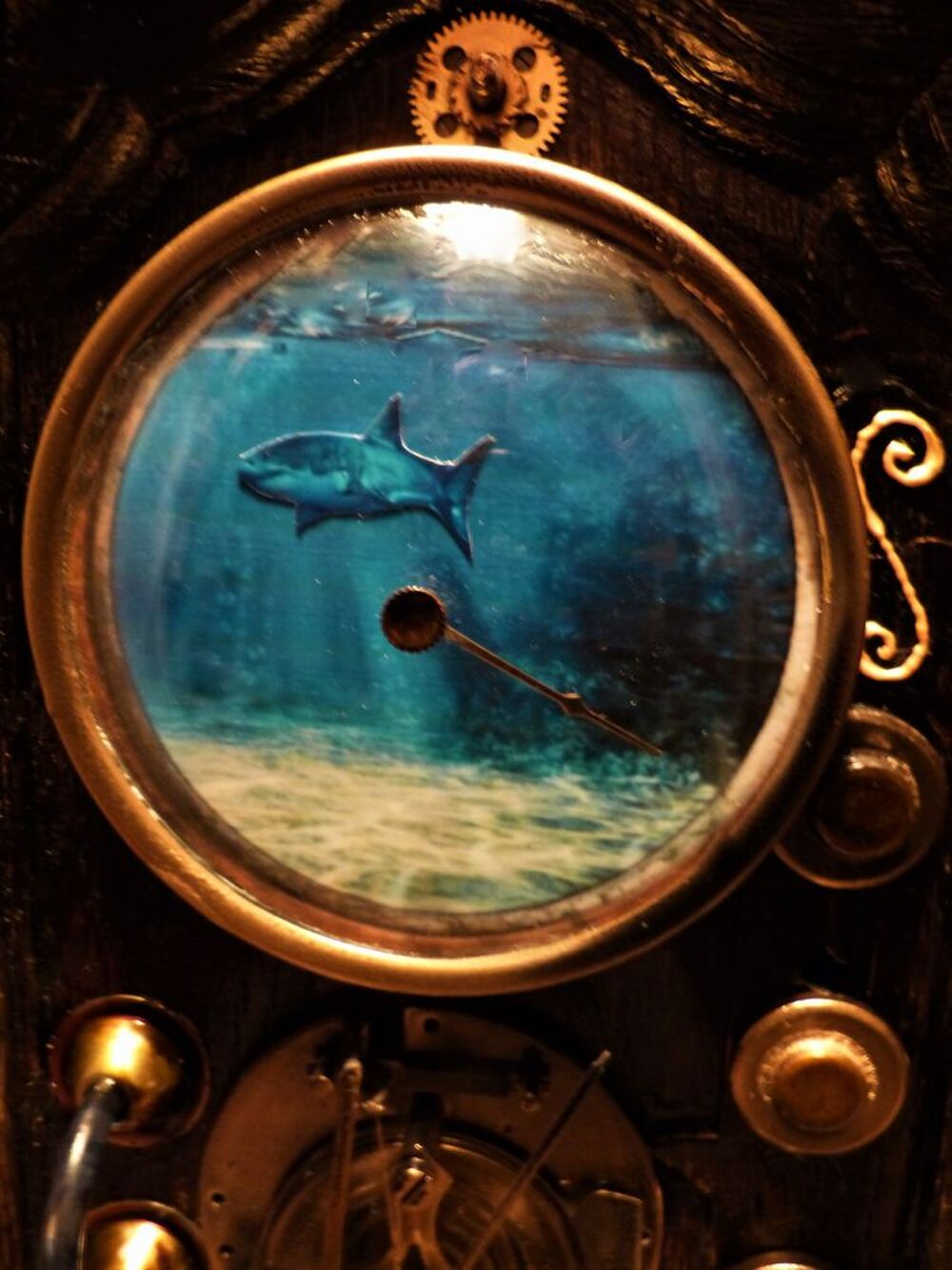 Petit Tableau "OCEANORIUM XIX" Steampunk Décoration