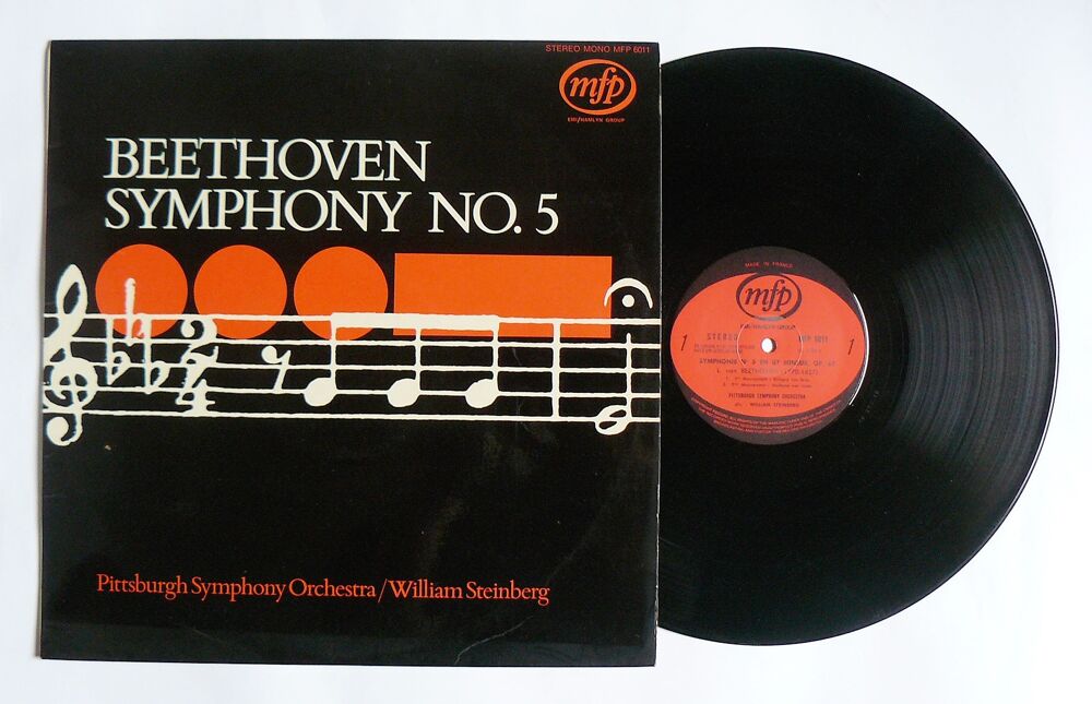 LP Ludwig von BEETHOVEN : Symphonie No.5 (William STEINBERG) CD et vinyles