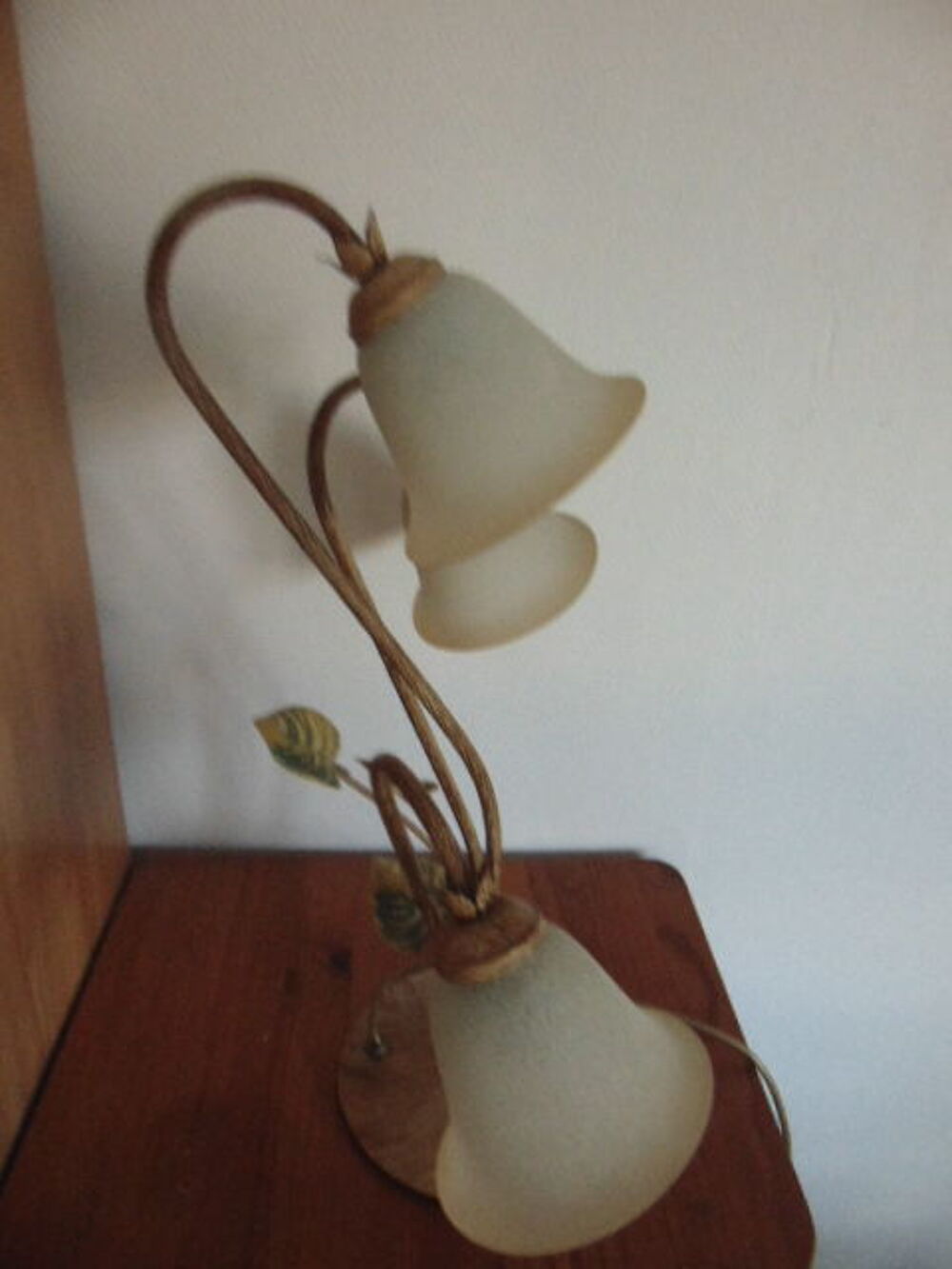 Lampe florale italienne ? Artigiana Lampadari ?? Décoration