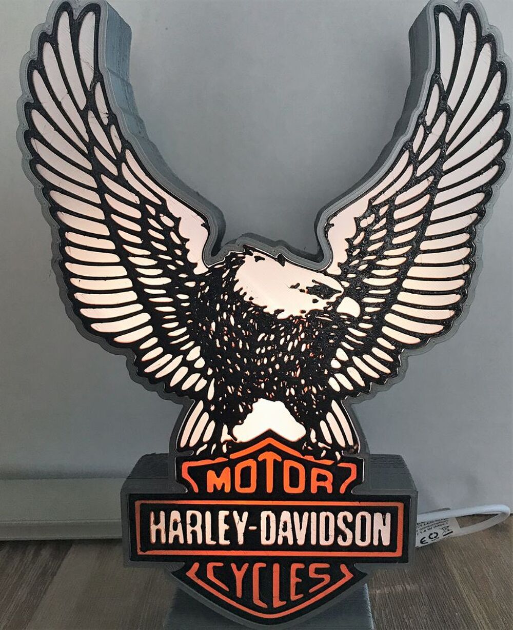 Lampe logo AIGLE HARLEY &eacute;clairage led &agrave; piles Décoration