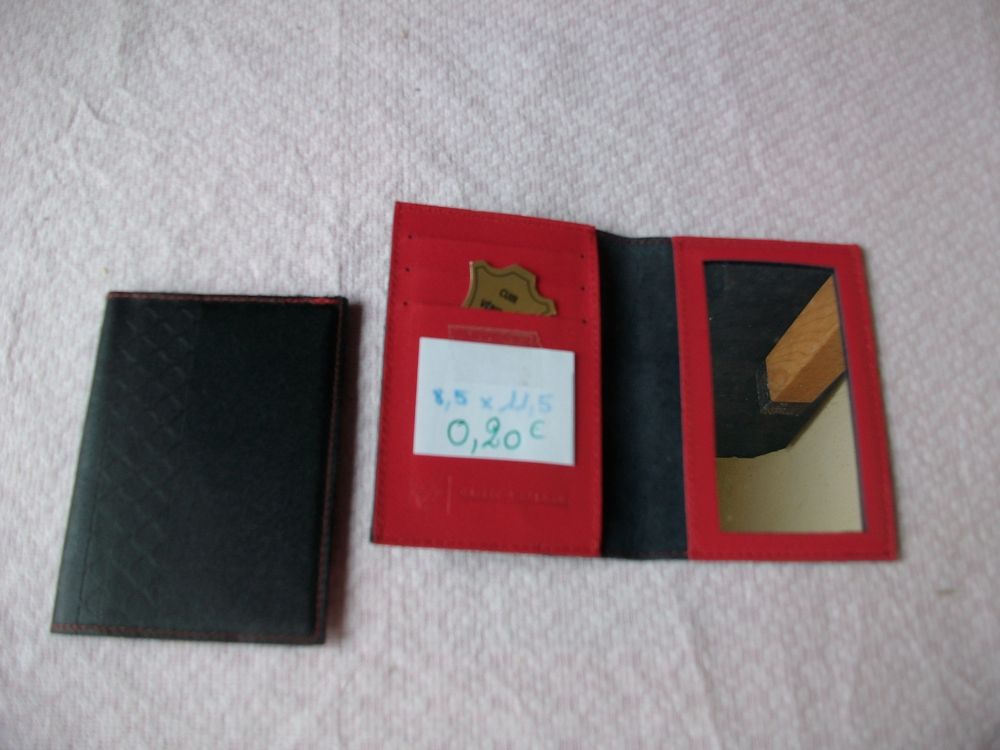 Portes-cartes &agrave; 0,20 € pi&egrave;ce-neufs Maroquinerie