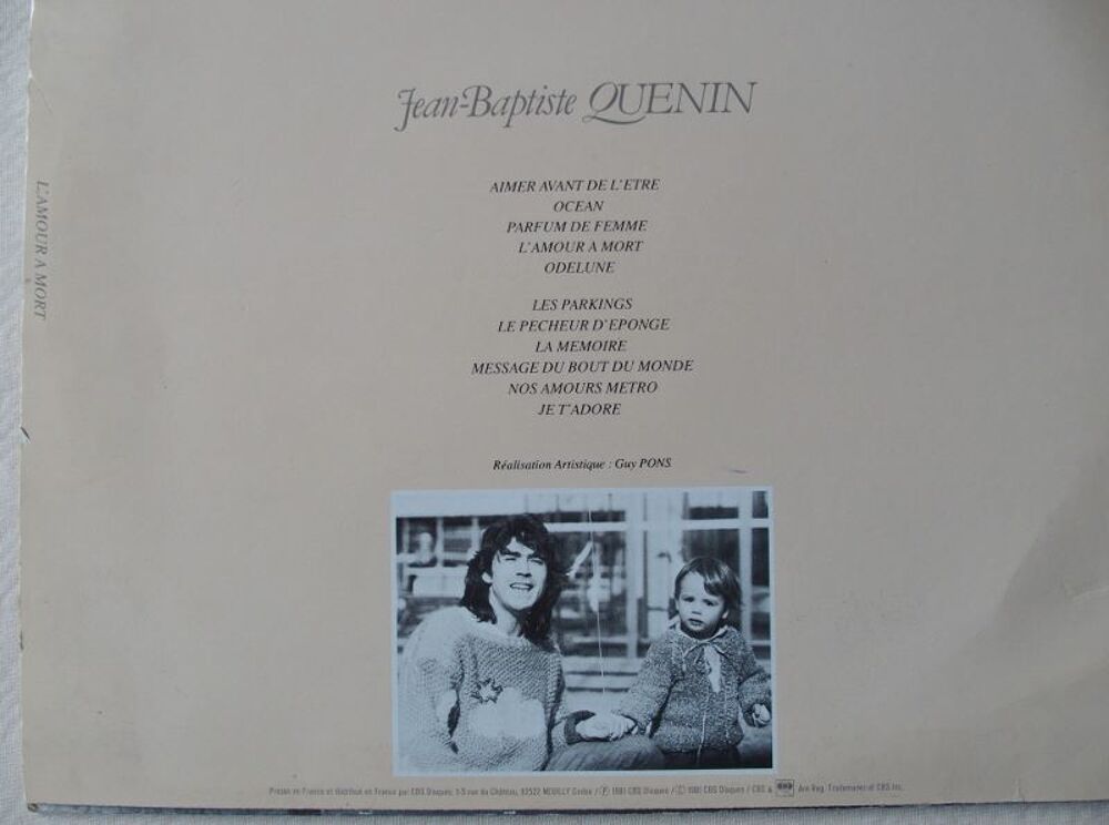 Vinyl Jean Baptiste QUENIN CD et vinyles