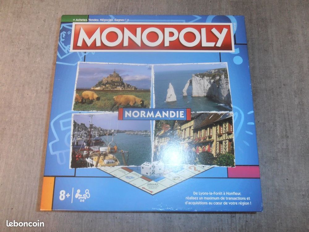 Monopoly Normandie complet et en parfait &eacute;tat. Jeux / jouets