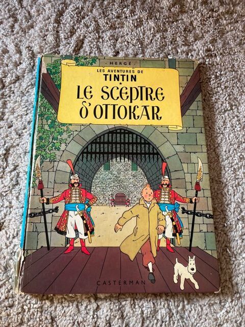 BD Les aventures de Tintin le sceptre d'ottokar 2 Marlenheim (67)