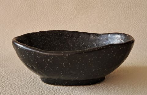 Bol coupe coupelle en terre cuite � bord irr�guliers �maill� 5 Carnon Plage (34)