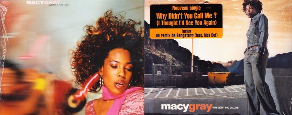 2 Maxi CD Macy Gray- When I See you + Why didn't you call me CD et vinyles