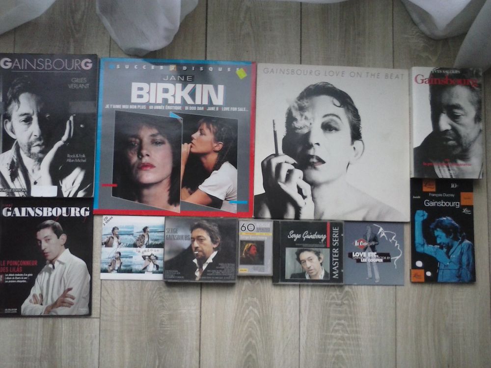 GAINSBOURG / BARDOT / BIRKIN CD et vinyles