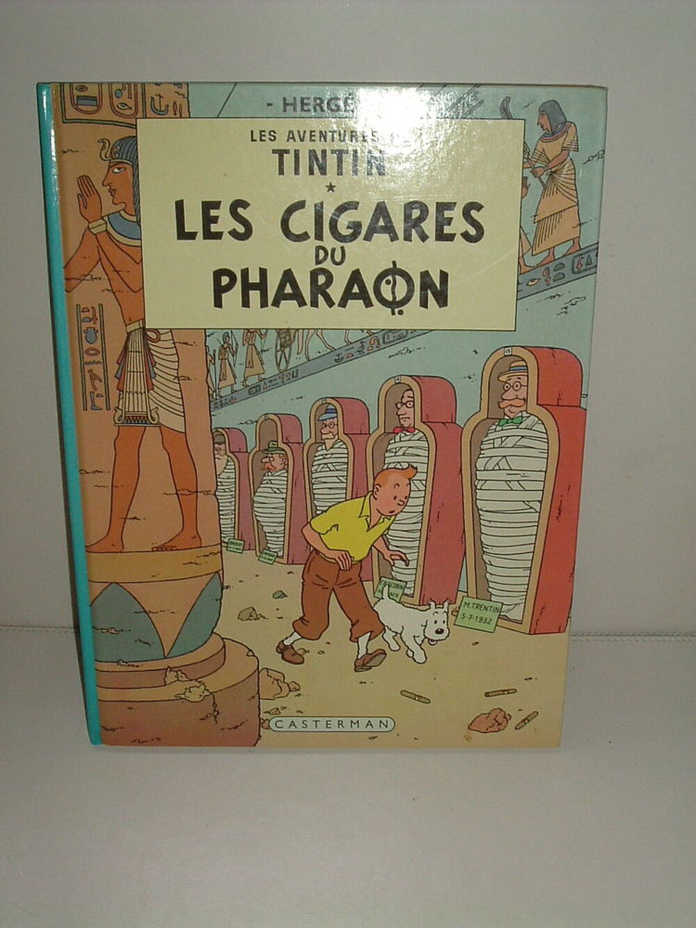 BD Tintin " Les Cigares du Pharaons " dos bleu Livres et BD