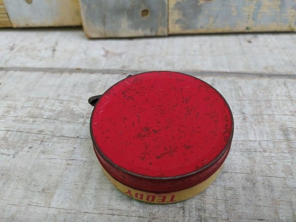 Ancienne Boite Cirage Teddy Boot Polish / Cheval

