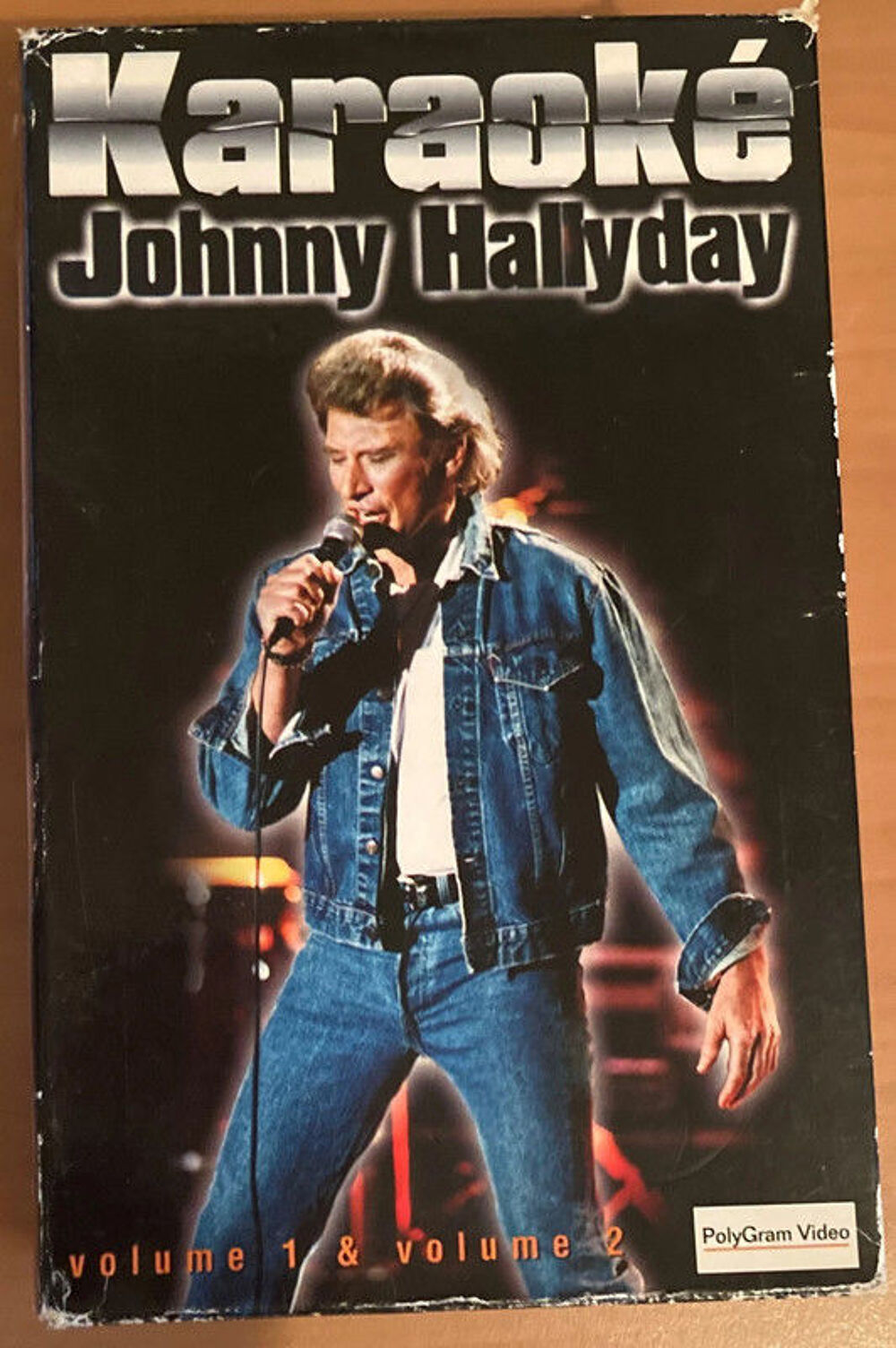 K7 Vid&eacute;o VHS Johnny Hallyday Photos/Video/TV
