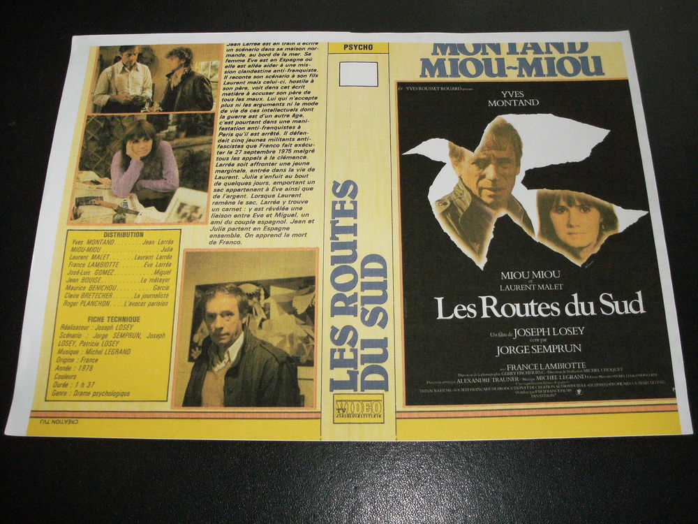 Film : " Les routes du sud " DVD et blu-ray