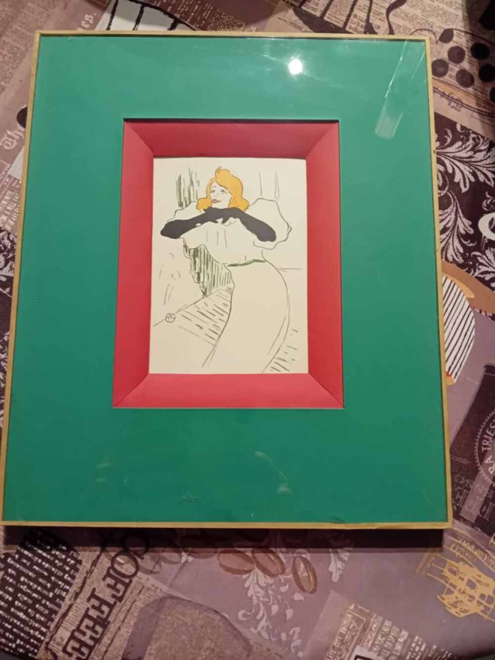 Henri de toulouse-lautrec - Yvette Guilbert, 1950 Décoration