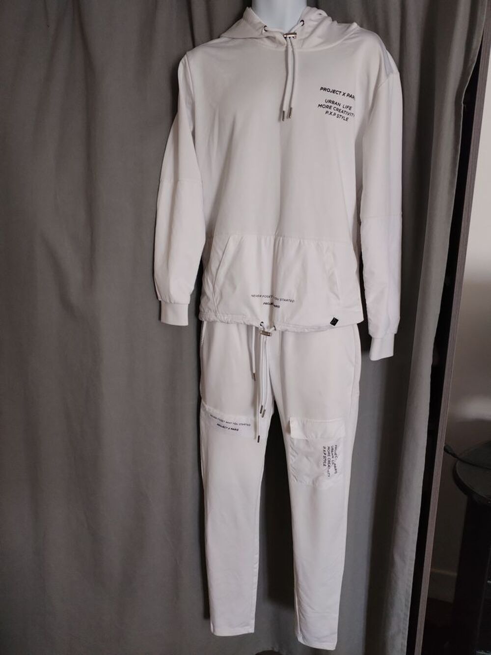 Ensemble de surv&ecirc;tement blanc PROJECT X PARIS (Taille S) Maroquinerie