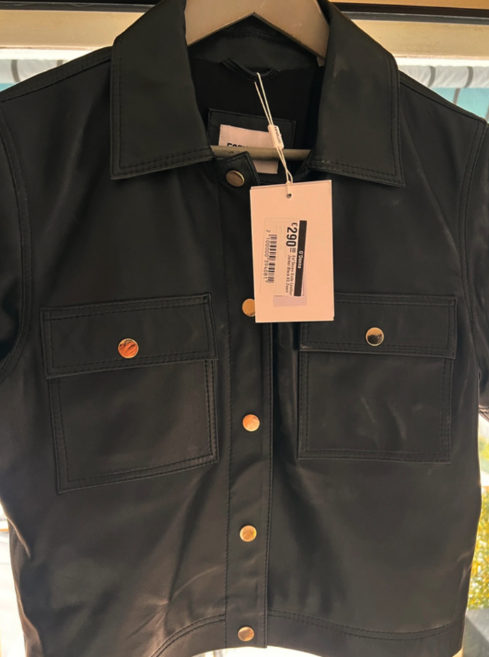 Gilet en cuir noir - Alter Ego - Taille XS - Neuf avec &eacute;tiqu Vêtements