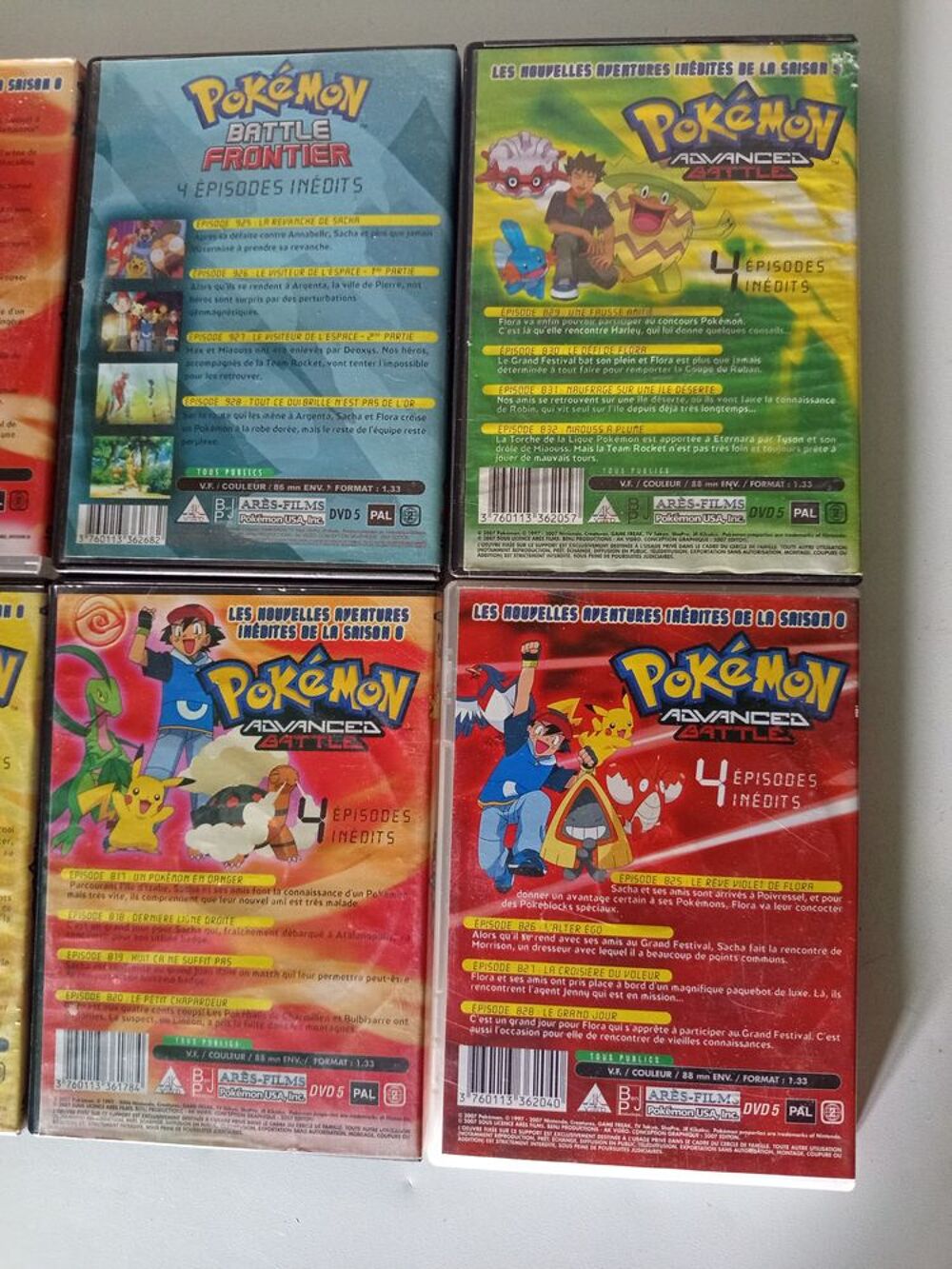dvd Pok&eacute;mon Jeux / jouets