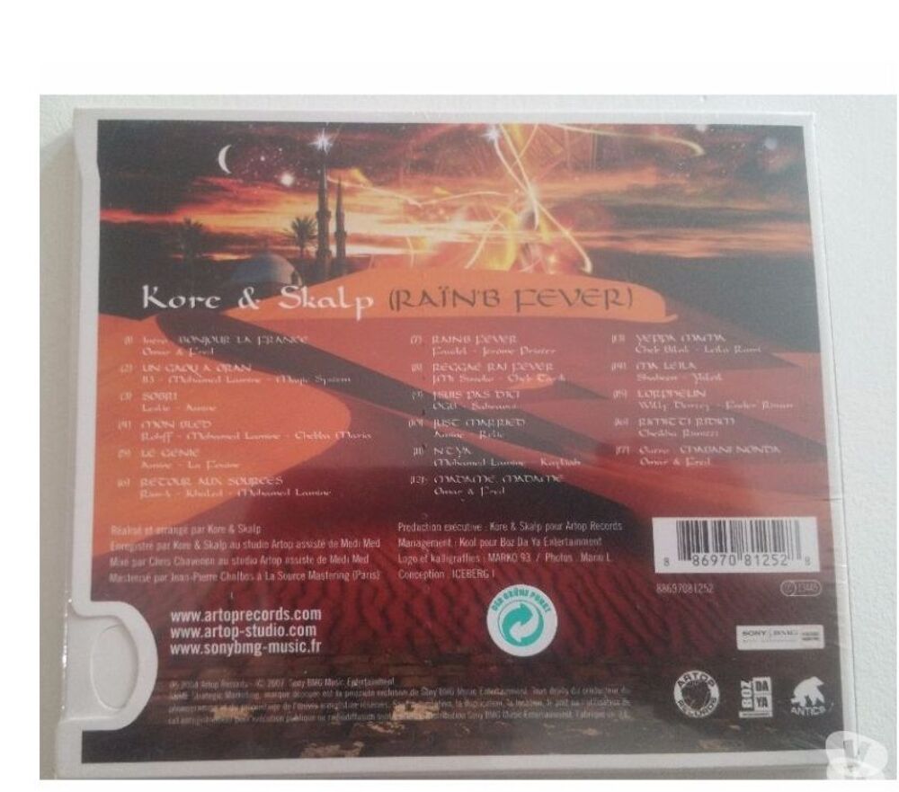 RA&Iuml;N'B FEVER NEUF. CD et vinyles