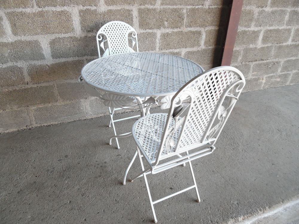 SALON DE JARDIN FER FORGE Jardin