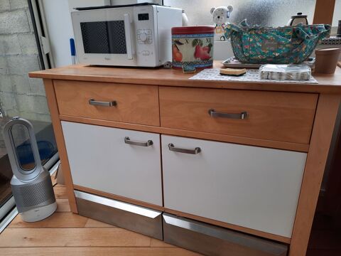 Lot de trois meubles Ika srie Vard + accessoires inox 510 Goven (35)