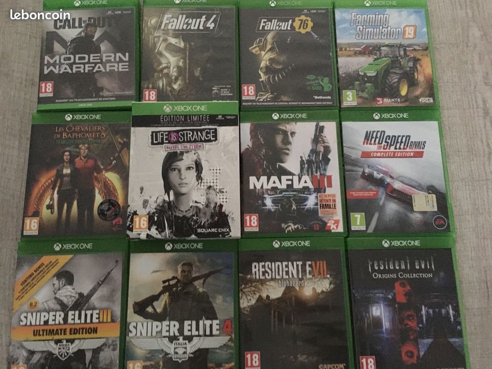 XBOX one 500 go+ Hdd + 24 jeux Consoles et jeux vidéos